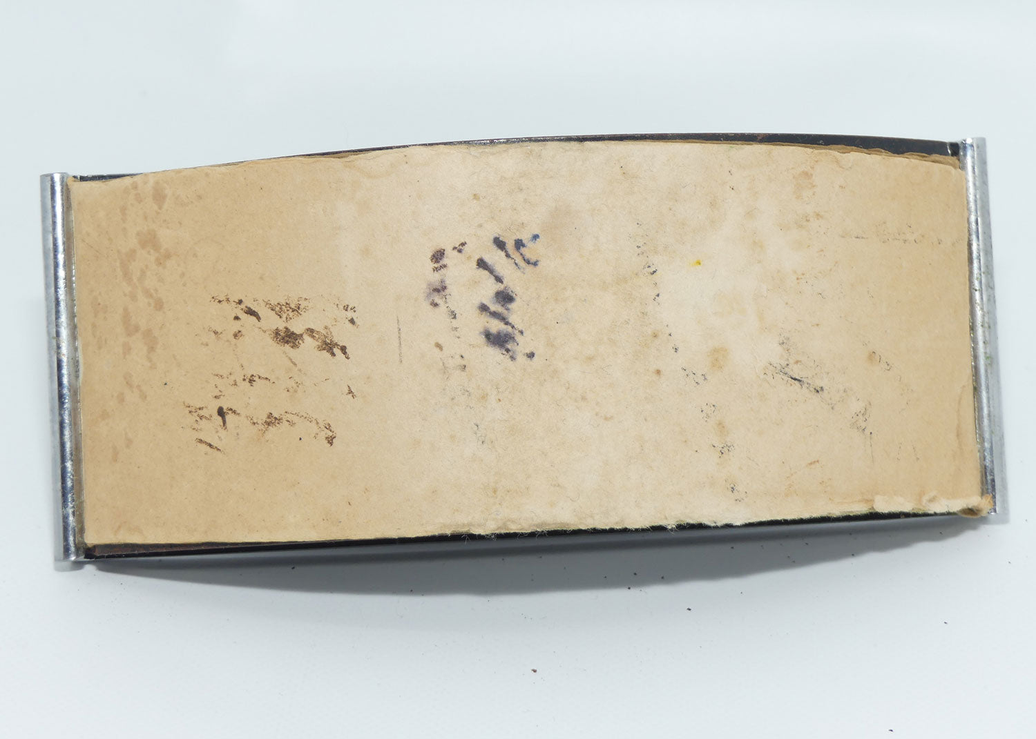 Mid Century Chrome Perpetual Calendar Blotter