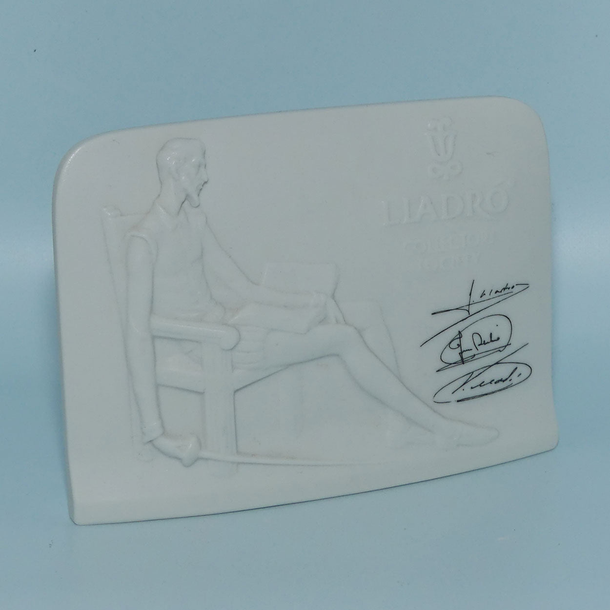 Lladro Collectors Society Don Quixote display plaque | signed