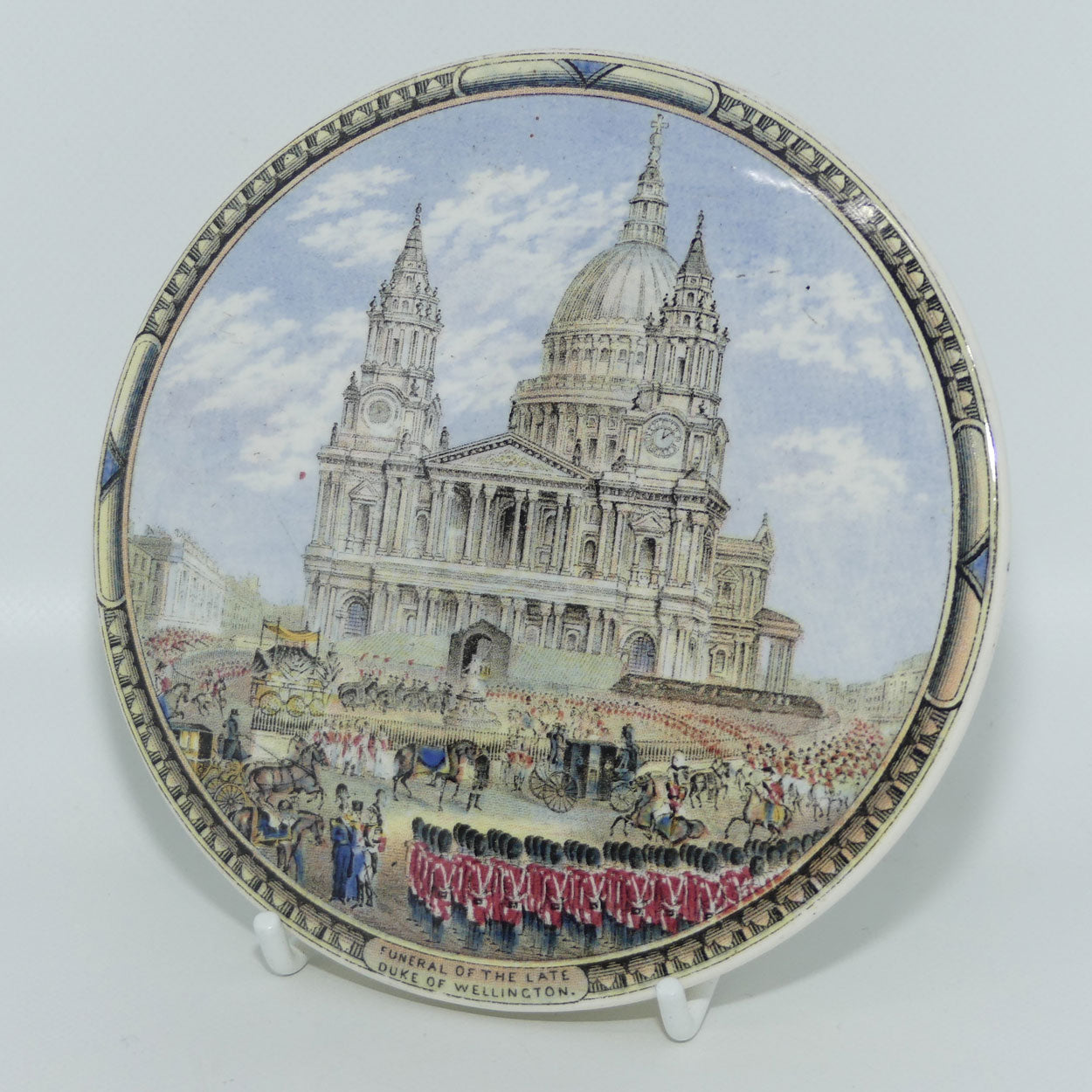 Kirkhams | Jesse Austin Process | Funeral of Duke of Wellington pot lid