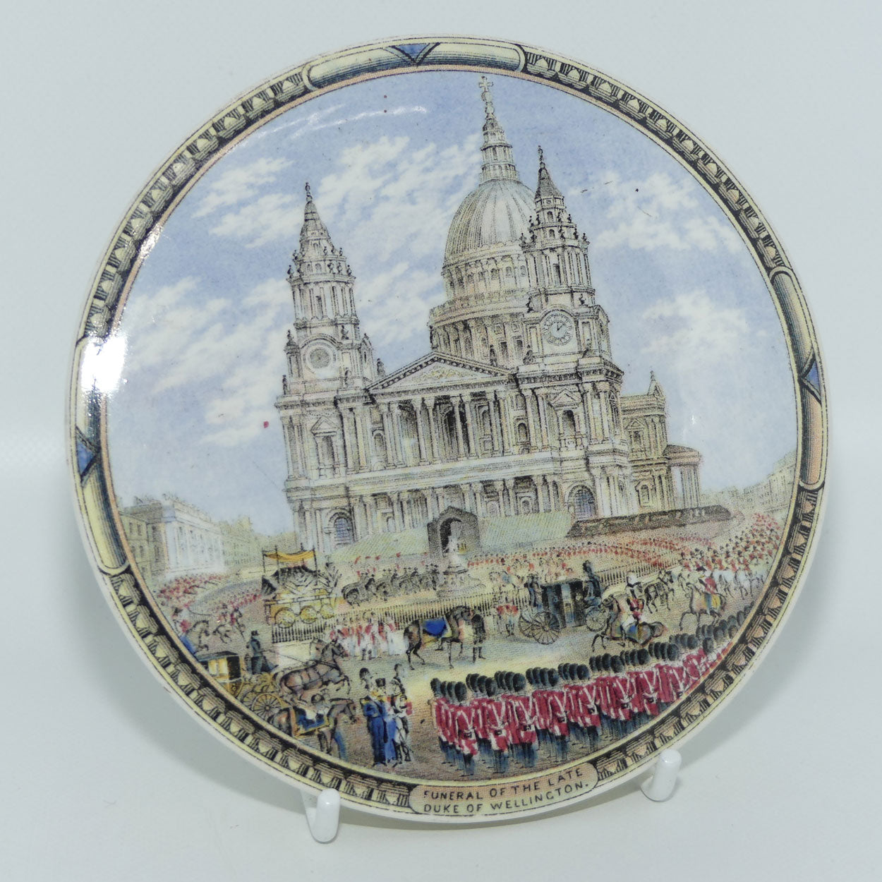 Kirkhams | Jesse Austin Process | Funeral of Duke of Wellington pot lid