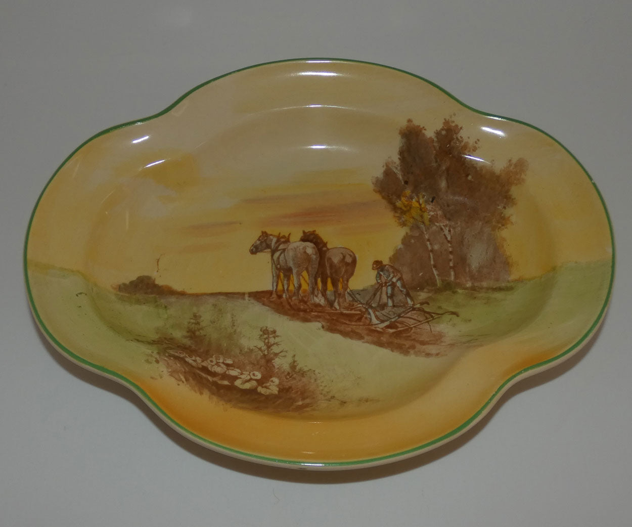 royal-doulton-ploughing-large-quatrefoil-shape-dish-d5650