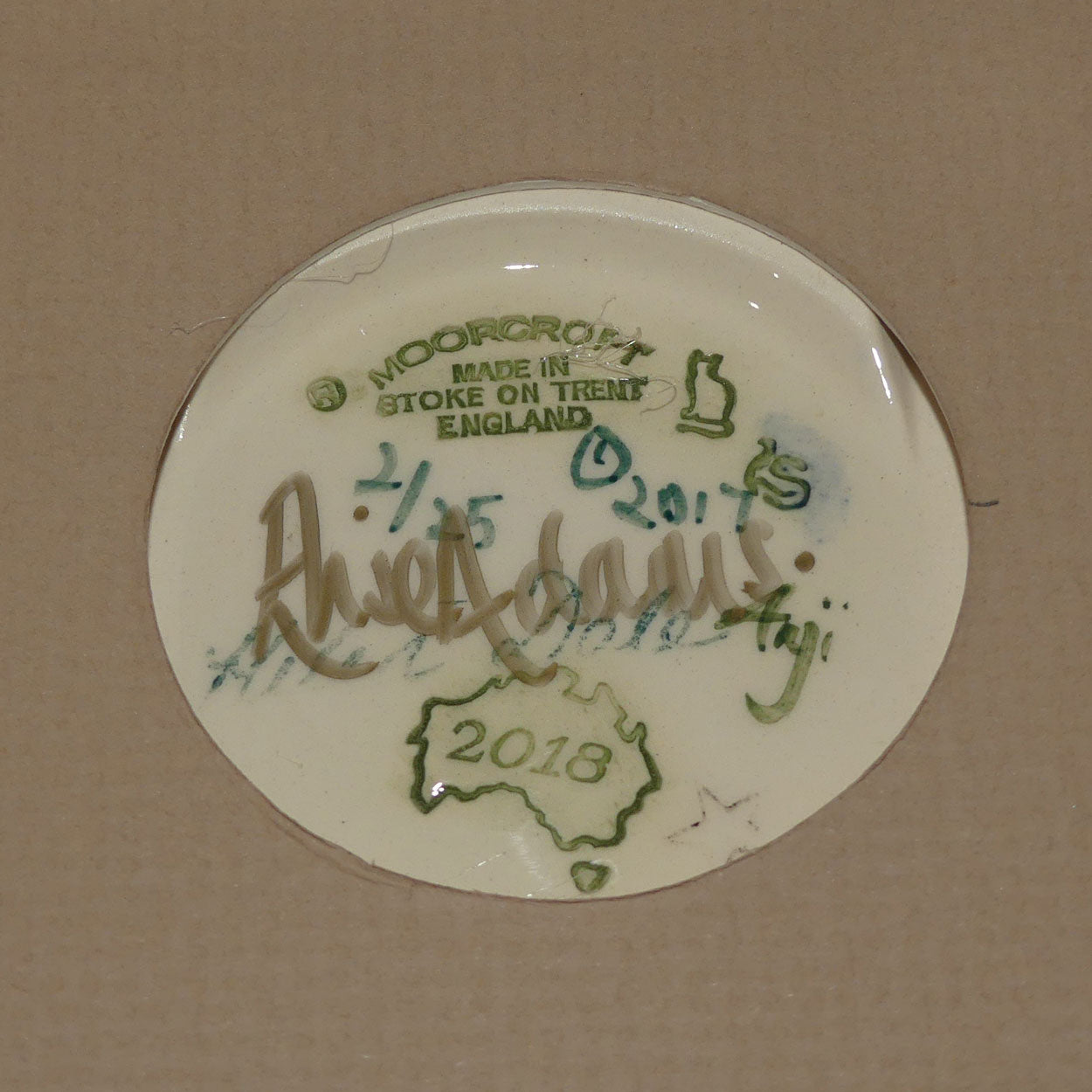 Moorcroft Pottery | Rainbow Lorikeets Plaque | Australian Exclusive