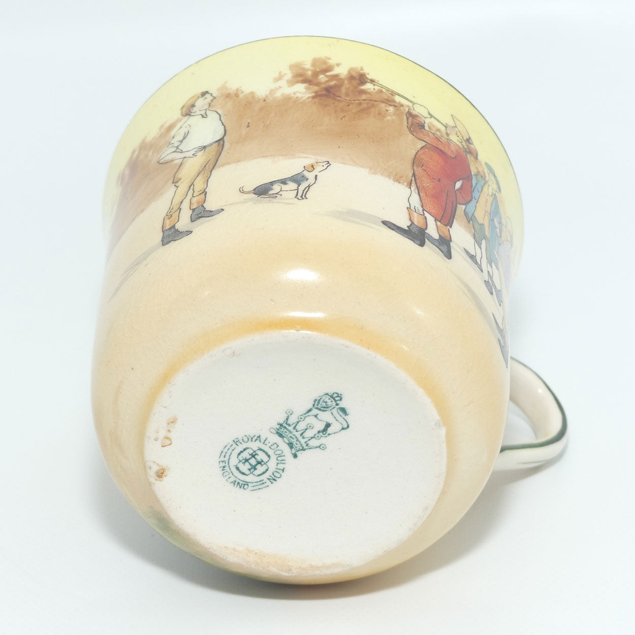 Royal Doulton Coaching Days tea duo D2716 | Rare Scenes