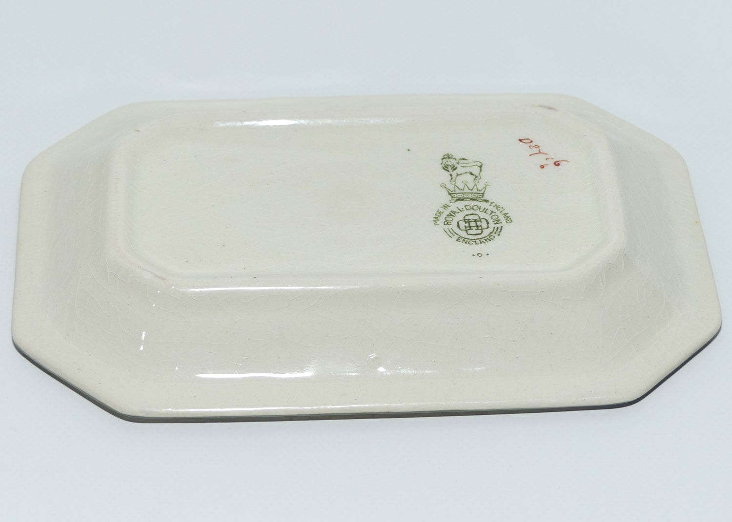 Royal Doulton Coaching Days rectangular pin tray D2716