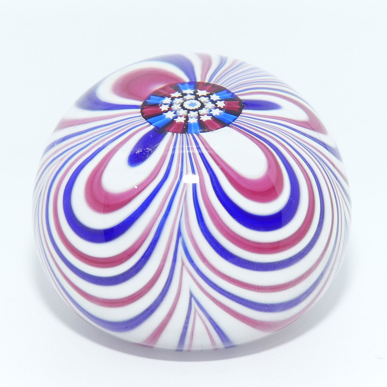 John Deacons Scotland Red White and Blue Marbrie paperweight #2