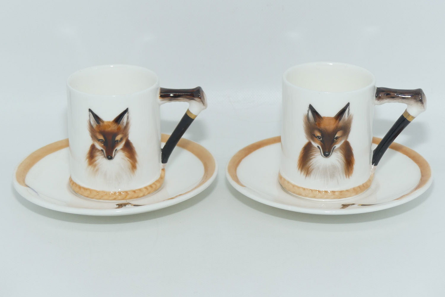Royal Doulton Reynard the Fox set of 6 coffee demi tasses H4927