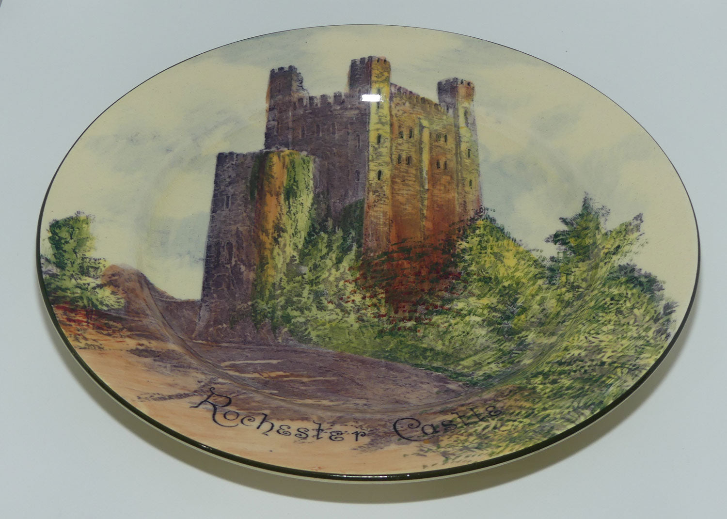 Royal Doulton Castles and Churches | Rochester Castle plate D3599