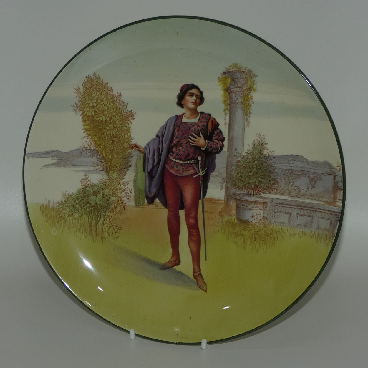 royal-doulton-shakespearean-romeo-plate-d3835