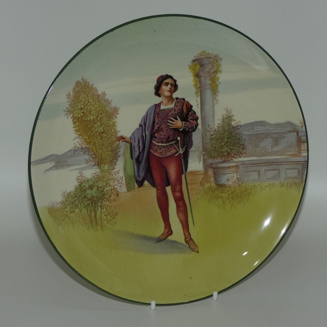 royal-doulton-shakespearean-romeo-plate-d3835
