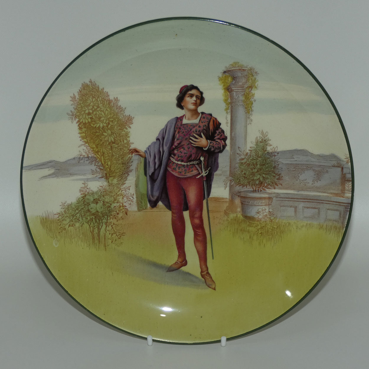 royal-doulton-shakespearean-romeo-plate-d3835