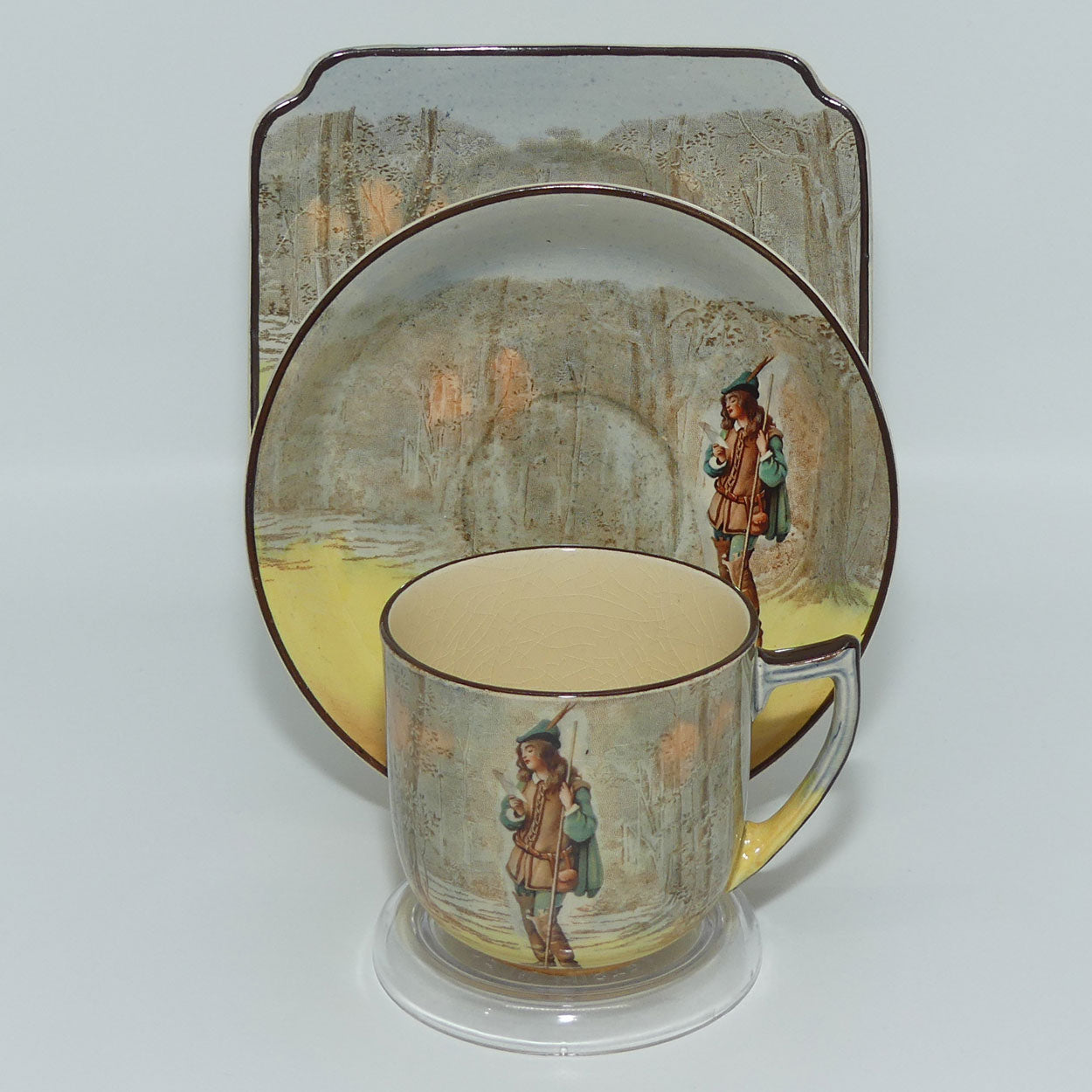 Royal Doulton Shakespearean Rosalind trio D3596 | matched