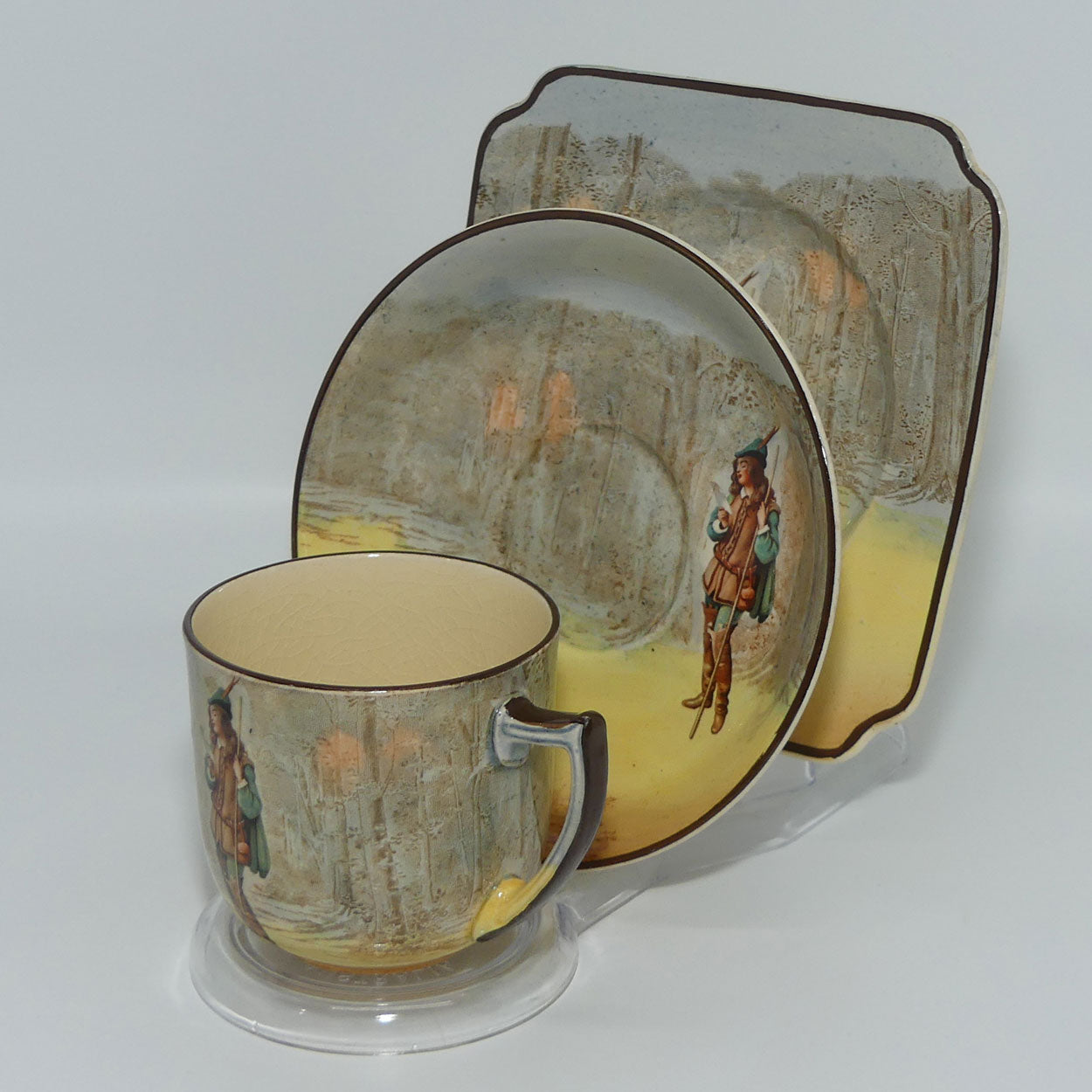 Royal Doulton Shakespearean Rosalind trio D3596 | matched