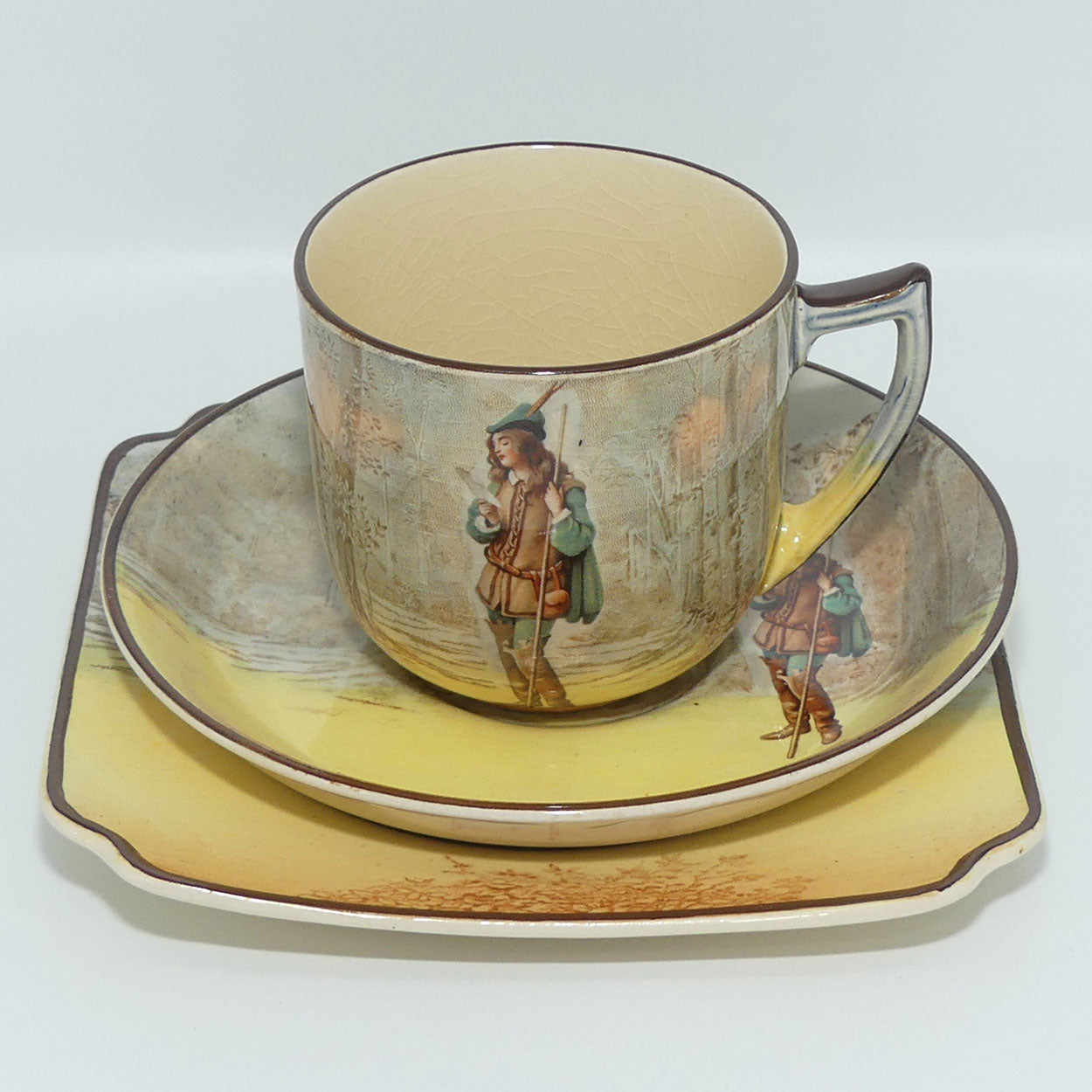 Royal Doulton Shakespearean Rosalind trio D3596 | matched