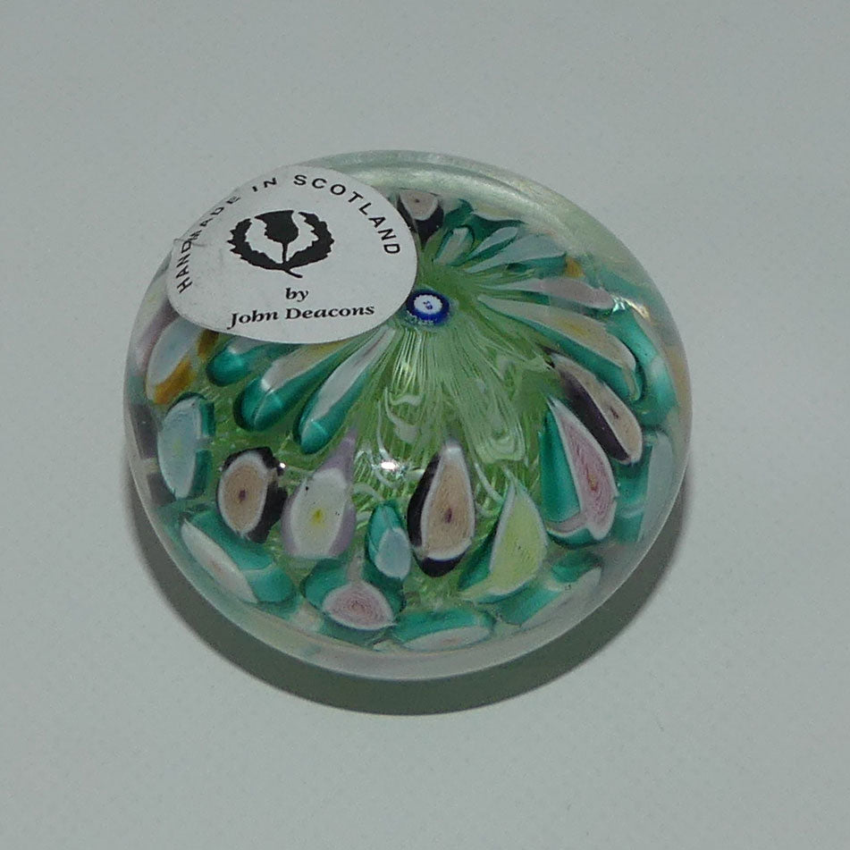 john-deacons-scotland-millefiori-roses-bunch-of-flowers-ultra-mini-paperweight
