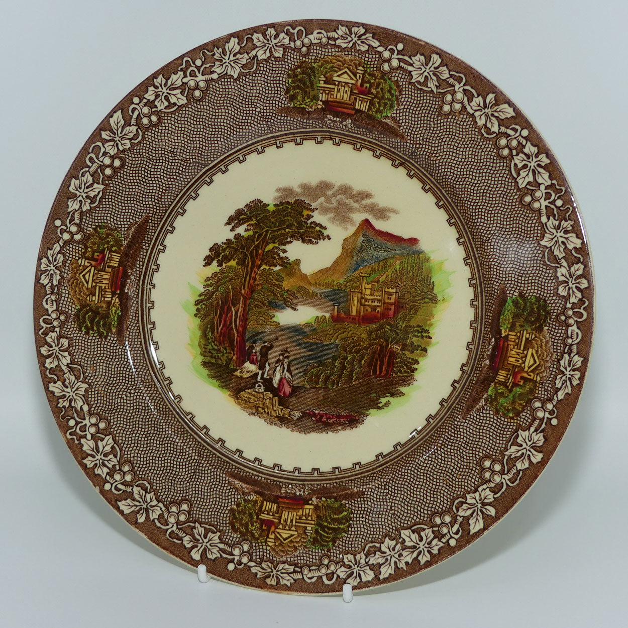  Staffordshireプレート Royal Staffordshire Pottery Jenny Lind 1795 | Castle Scene plate