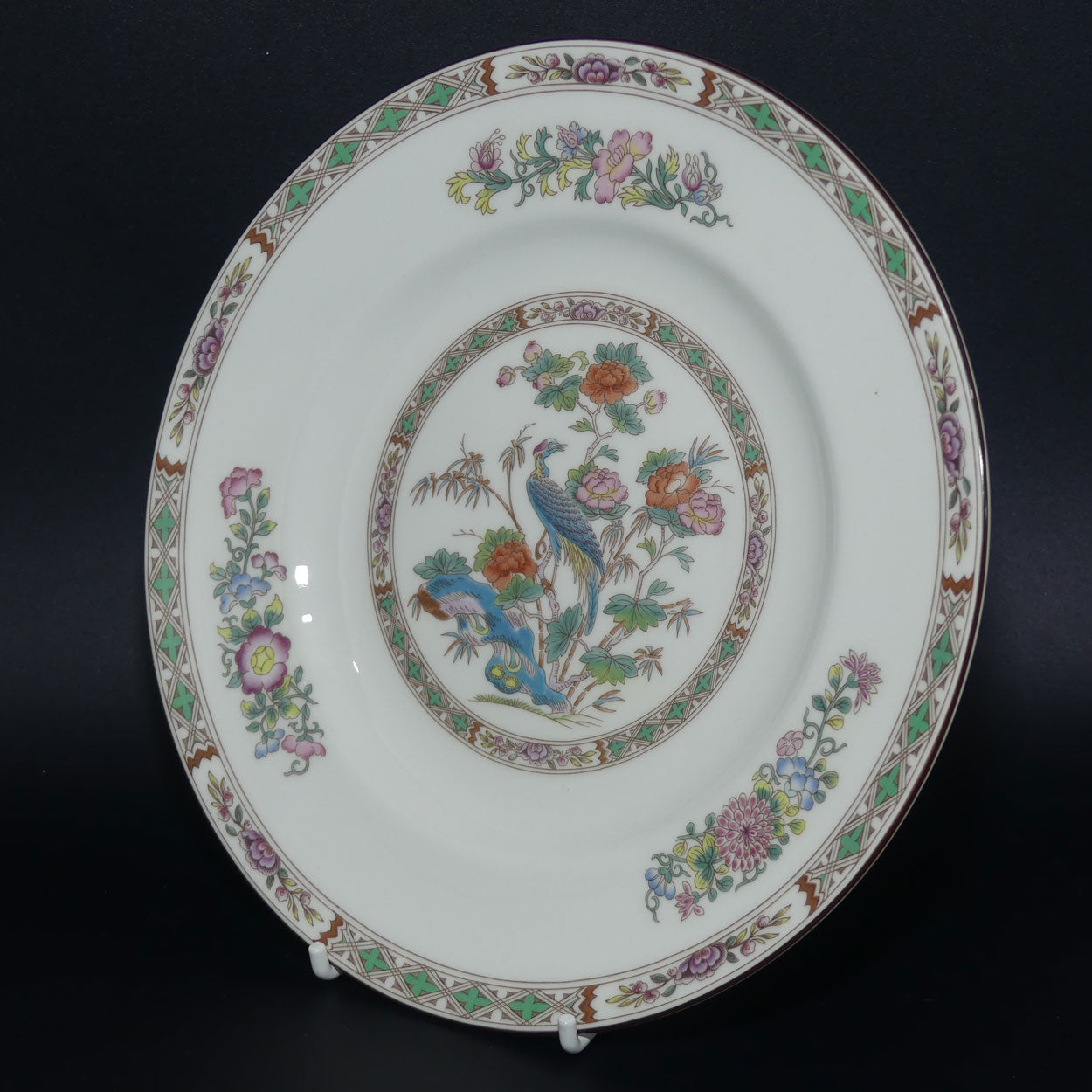 Wedgwood Bone China Kutani Crane pattern dinnerware | Salad plate 20.5cm | set of 6