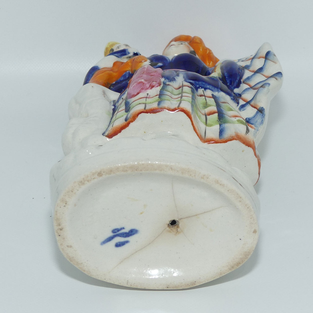 19th Cent Staffordshire Pottery Scotsman figure