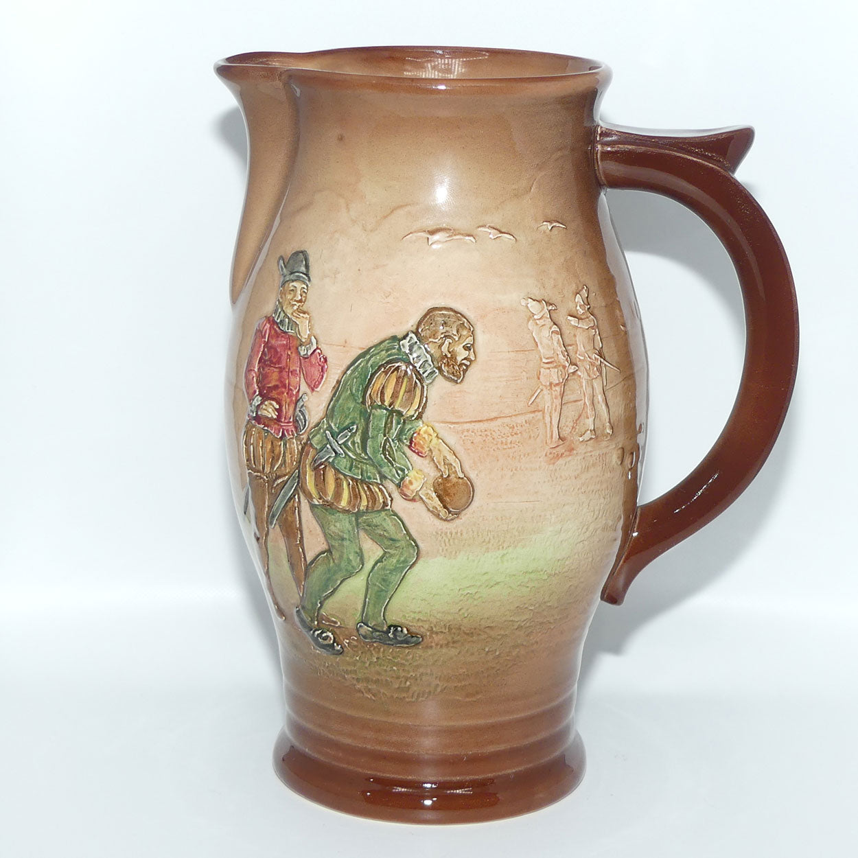 Royal Doulton Sir Francis Drake jug D5705 | Kingsware Bar Advertising