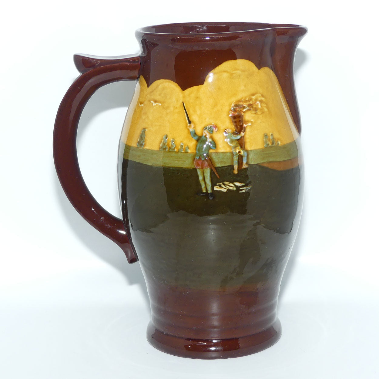 Royal Doulton Kingsware Sir Francis Drake Bowling large jug