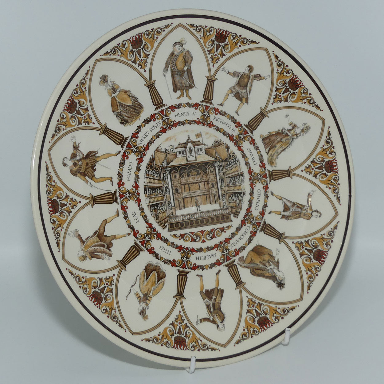 Wedgwood Etruria Shakespeare Characters | All the World's a Stage plate