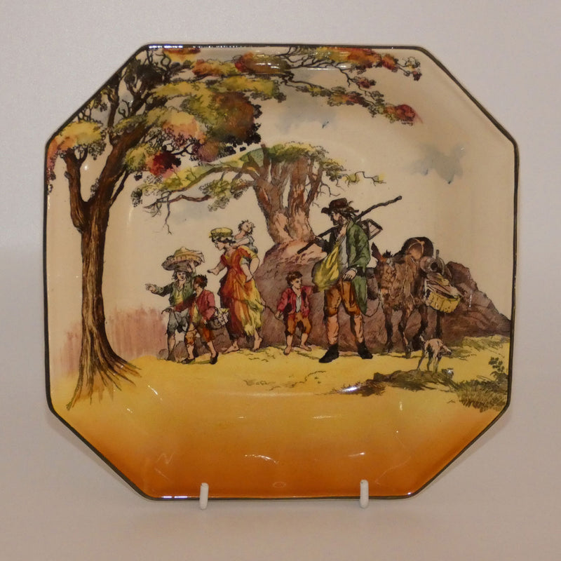 Royal Doulton The Gipsies English Old Scenes Scalloped store Plate 9.5”