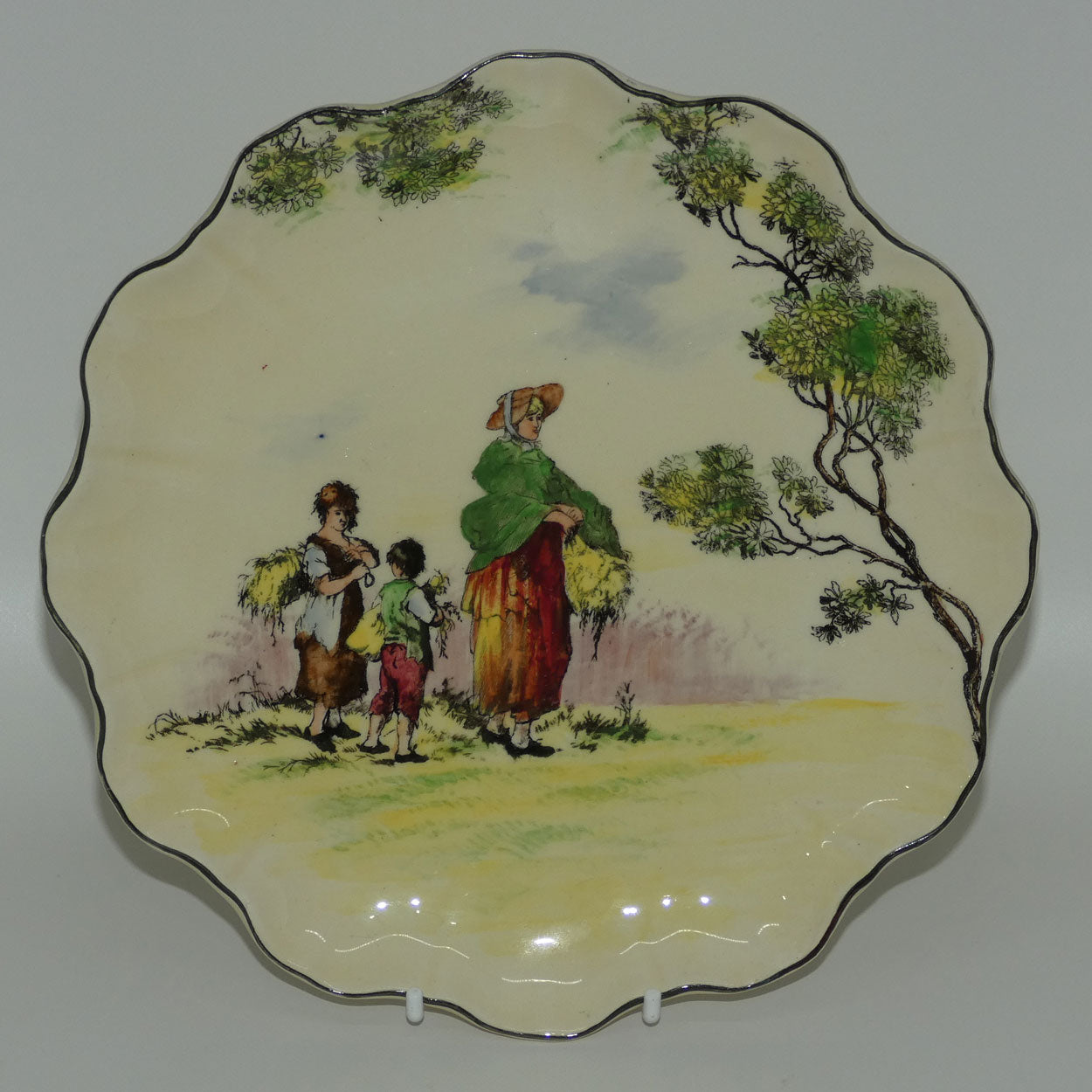 royal-doulton-gleaners-and-gypsies-stafford-shape-plate