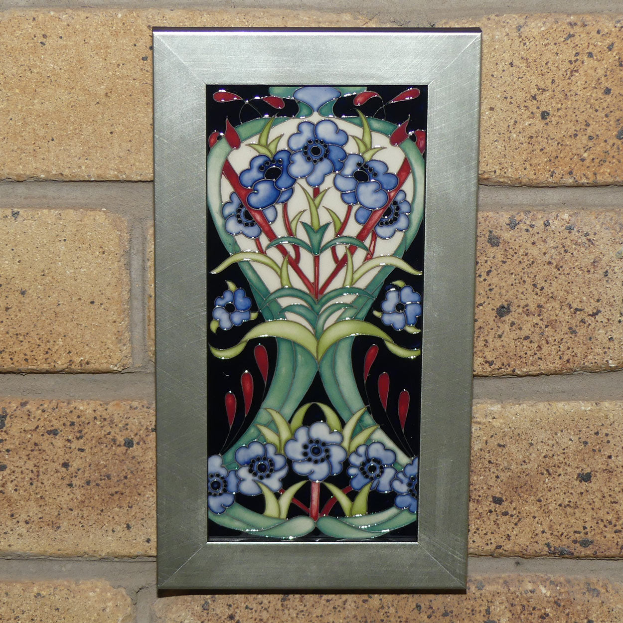 Moorcroft Symphony in Blue PLQ | Num Ed #16