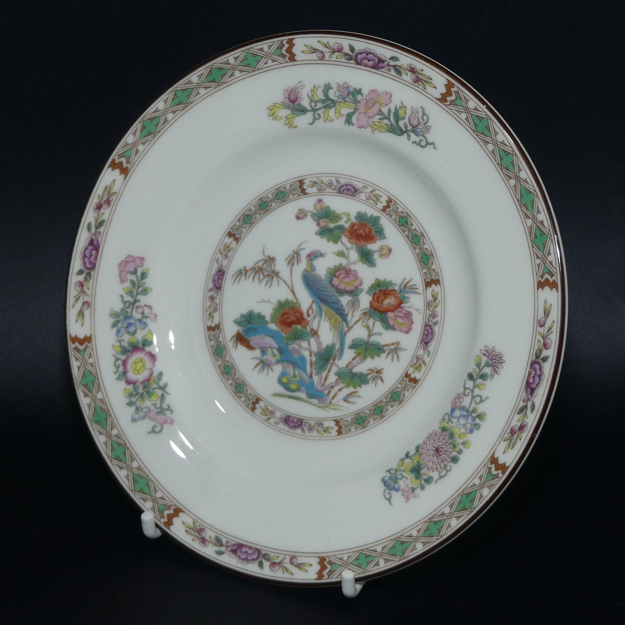 Wedgwood Bone China Kutani Crane pattern dinnerware | Tea plate 15.3cm | individual