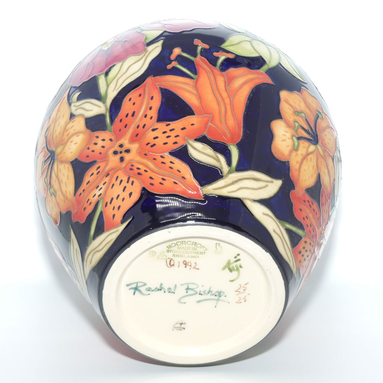 Moorcroft Pottery | Tigris 4/8 vase | Rachel Bishop | Limited Edition