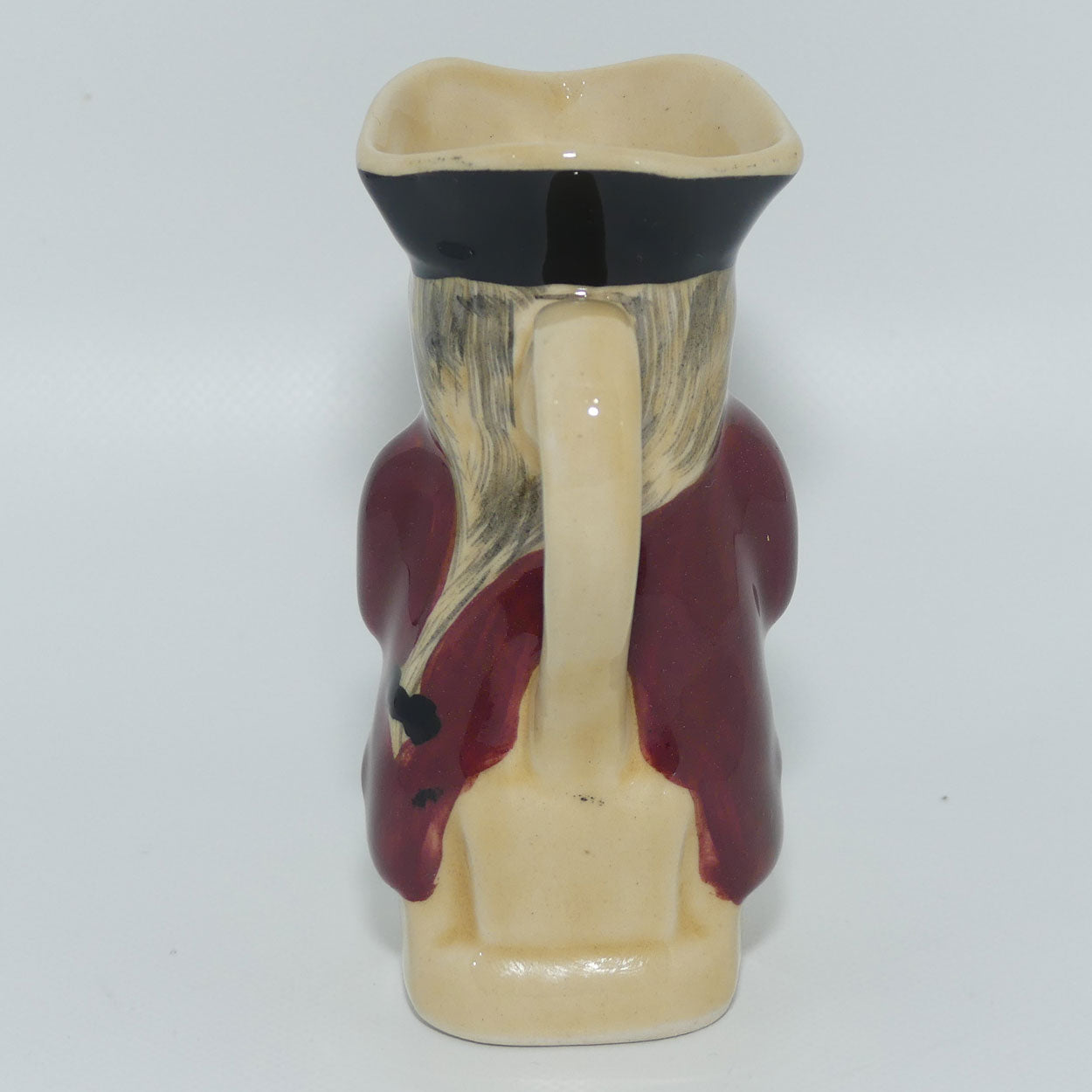 Tony Wood England Man with Maroon Coat small Toby Jug