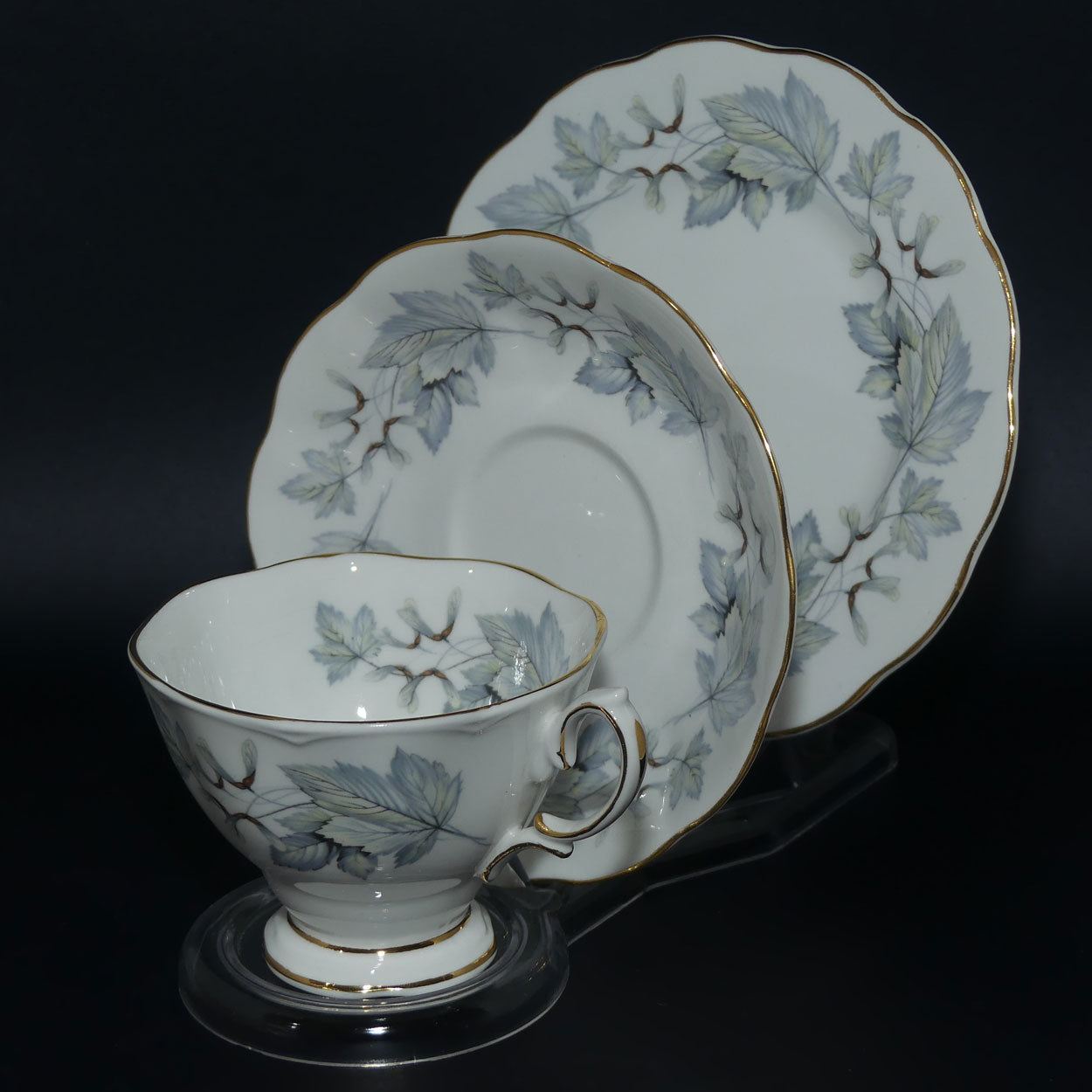 Royal Albert Bone China Silver Maple trio