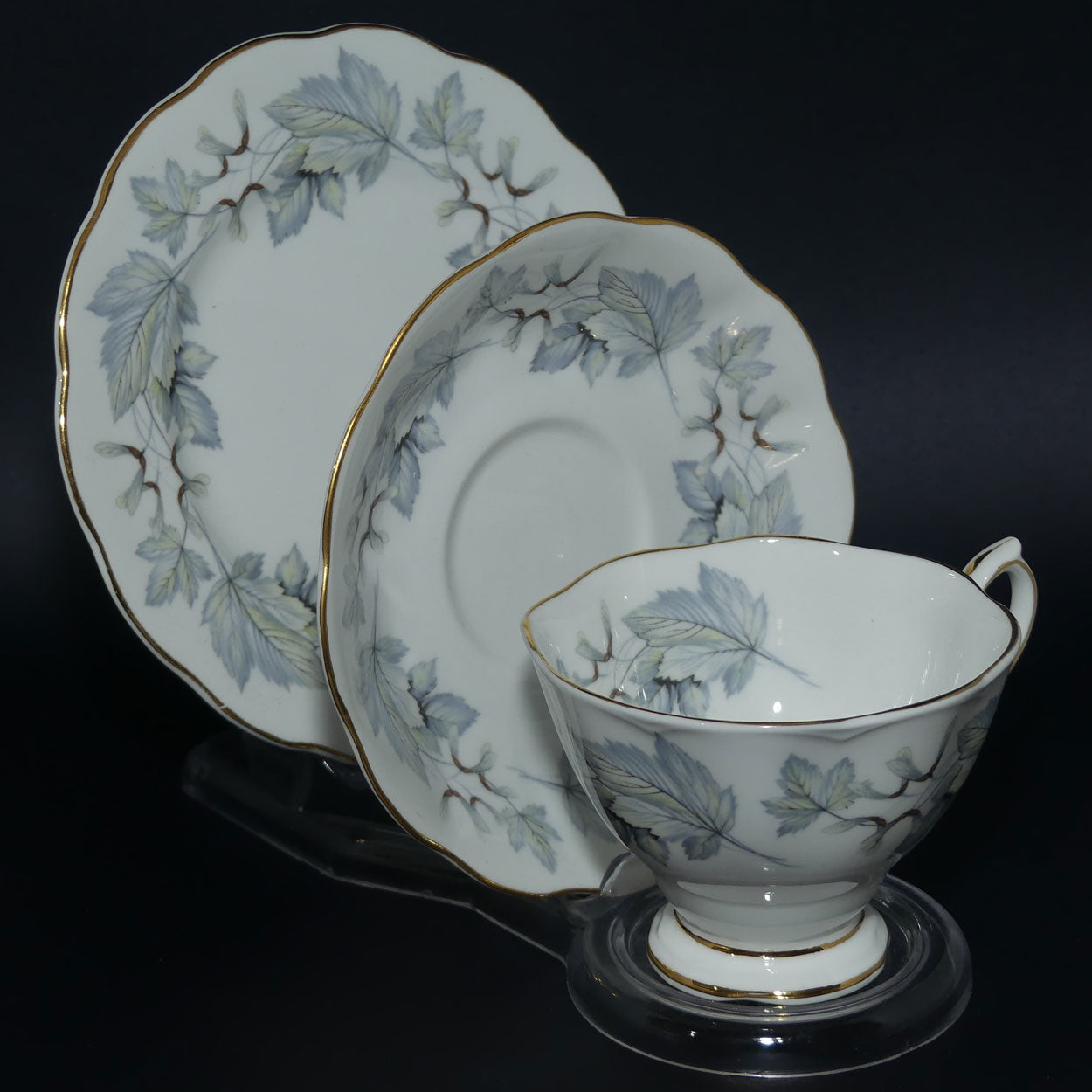 Royal Albert Bone China Silver Maple trio