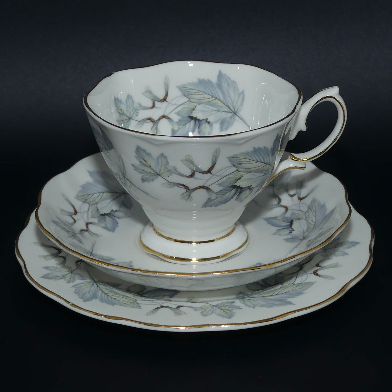 Royal Albert Bone China Silver Maple trio
