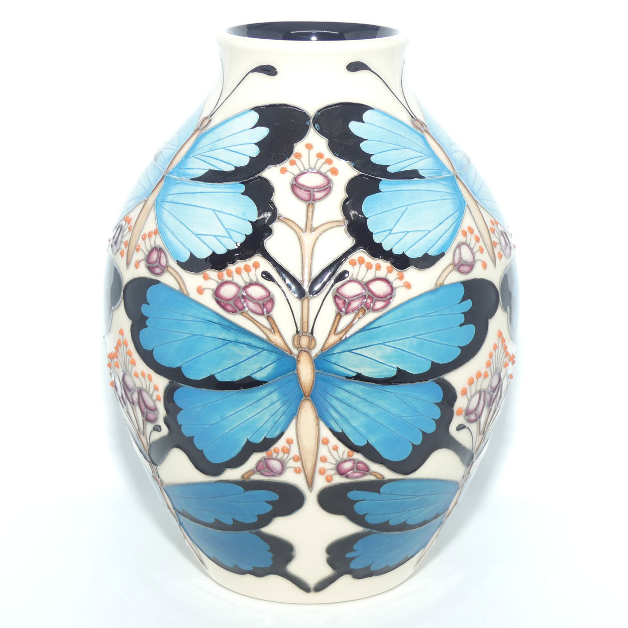 Moorcroft Ulysses on Ivory 3/8 vase | Trial A dated 19.1.18