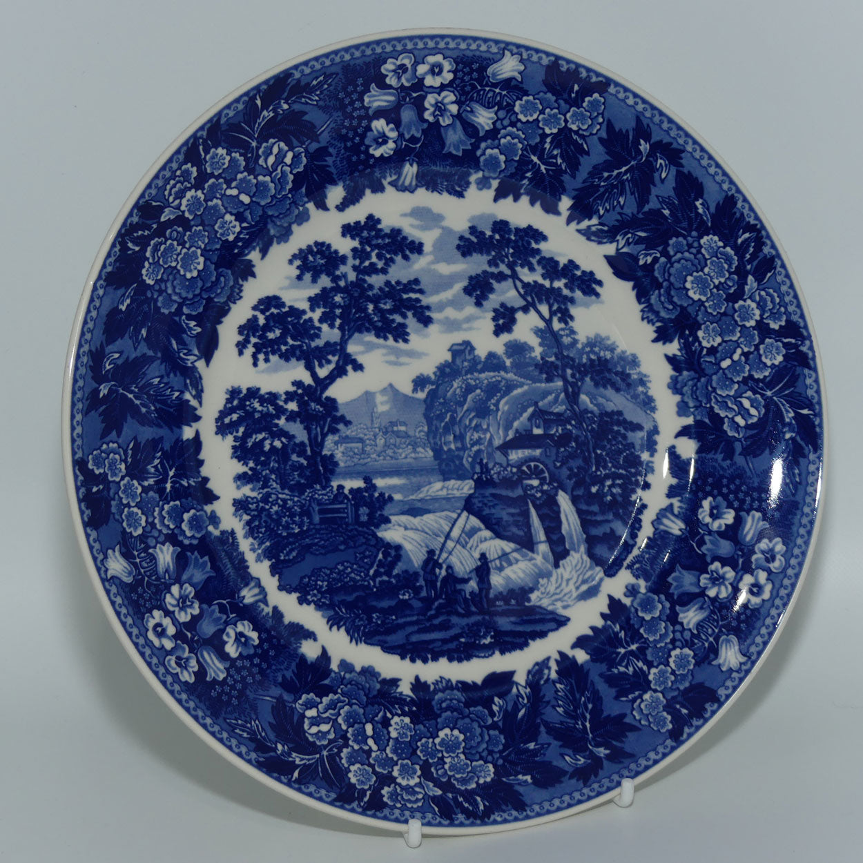 wedgwood-queens-ware-blue-and-white-collection-plate-watermill
