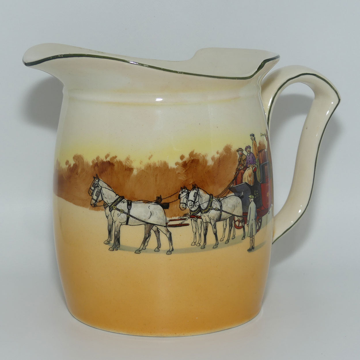 Royal Doulton Coaching Days Westcott shape jug | Large