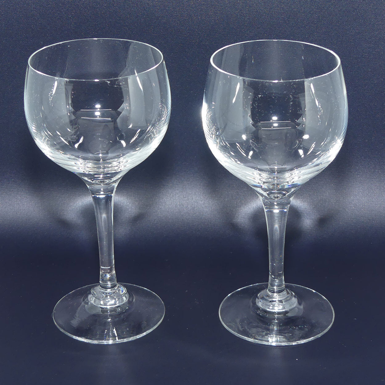 Vintage Dartington Crystal | Frank Thrower design | Pair of White Wine Glasses 200ml