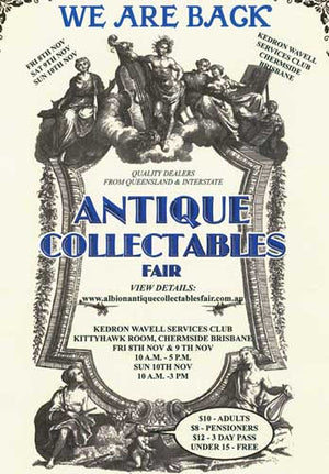 8th - 10th November 2024, Albion Antiques and Collectables Fair