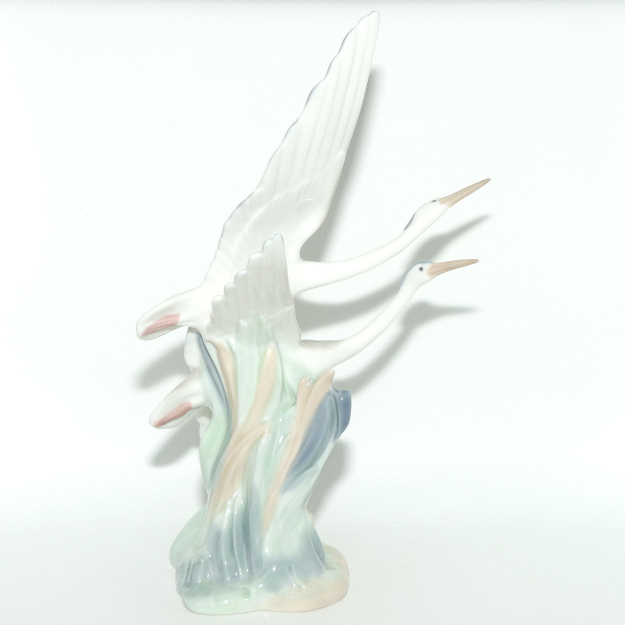Nao by Lladro figure Cranes in Flight | Flying Herons | #0044