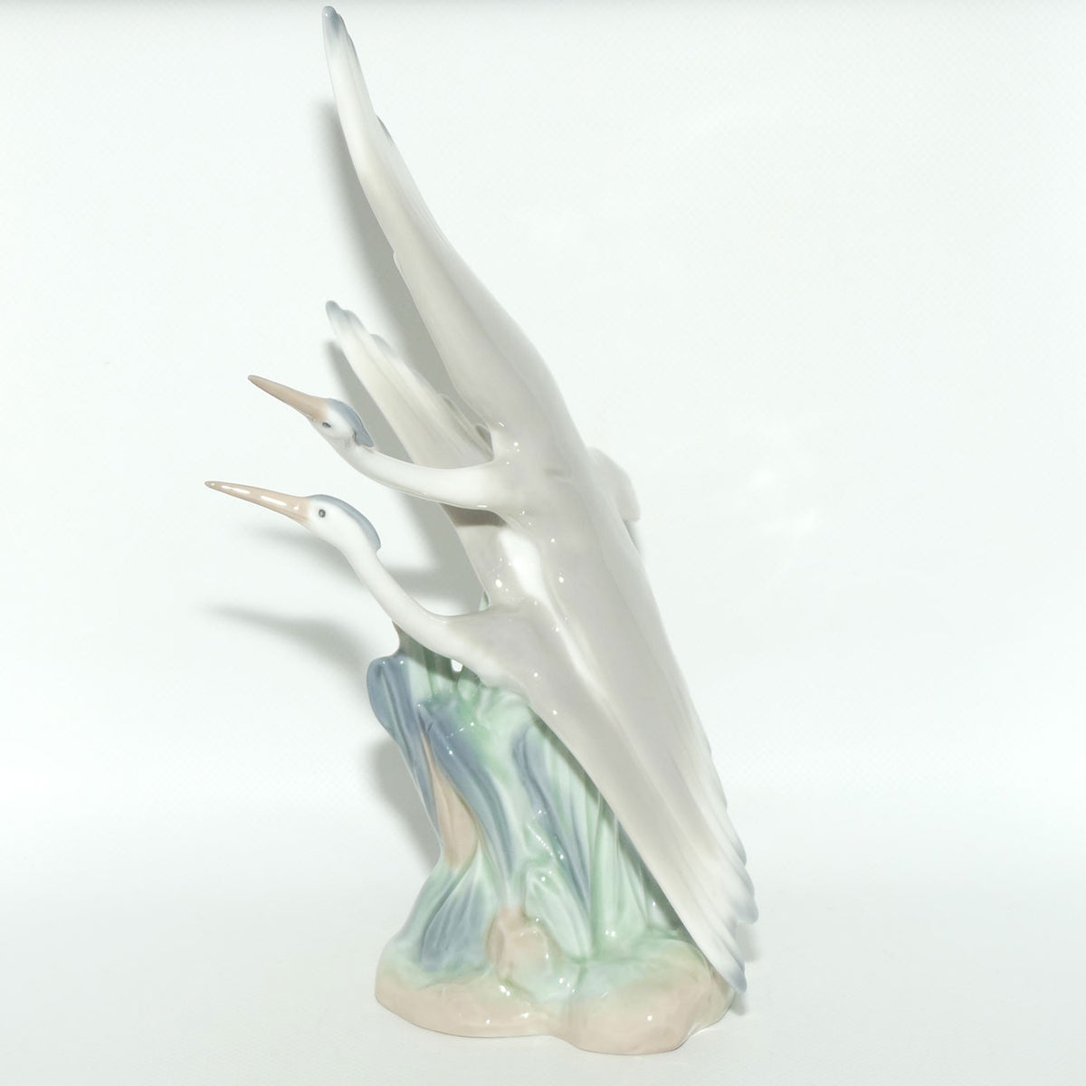 Nao by Lladro figure Cranes in Flight | Flying Herons | #0044