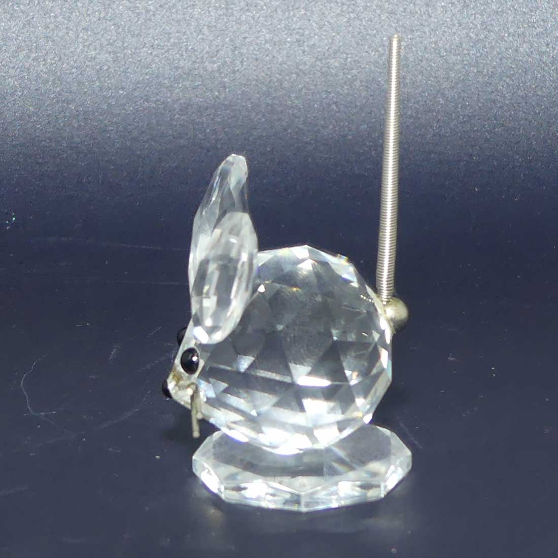Swarovski Crystal #010020 | Mouse with Spring Coil tail | no box