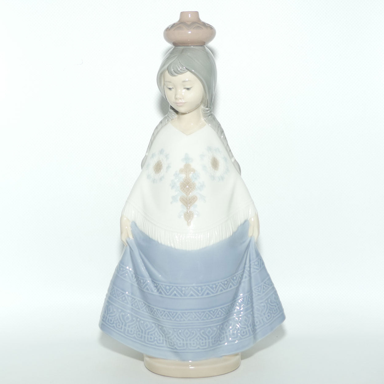 Nao by Lladro figure Mexican Girl with Water Jug on Head | #0359