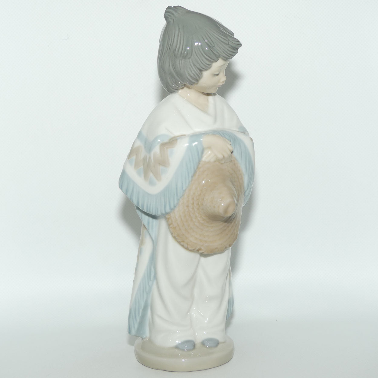 Nao by Lladro figure Mexican Boy holding Sombrero | #0360