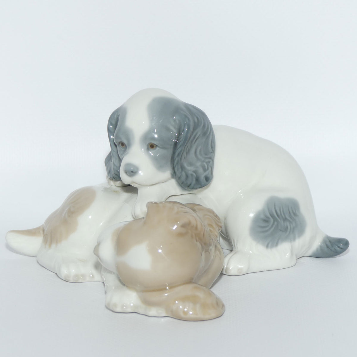 Nao by Lladro figure Wake Up | Two Puppies | #0385