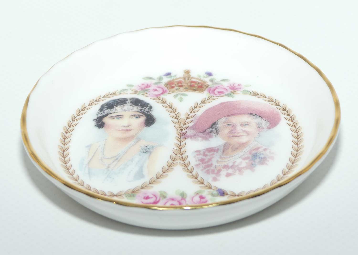 Royal Albert pin dish | 100th Year of H.M. Queen Elizabeth The Queen Mother