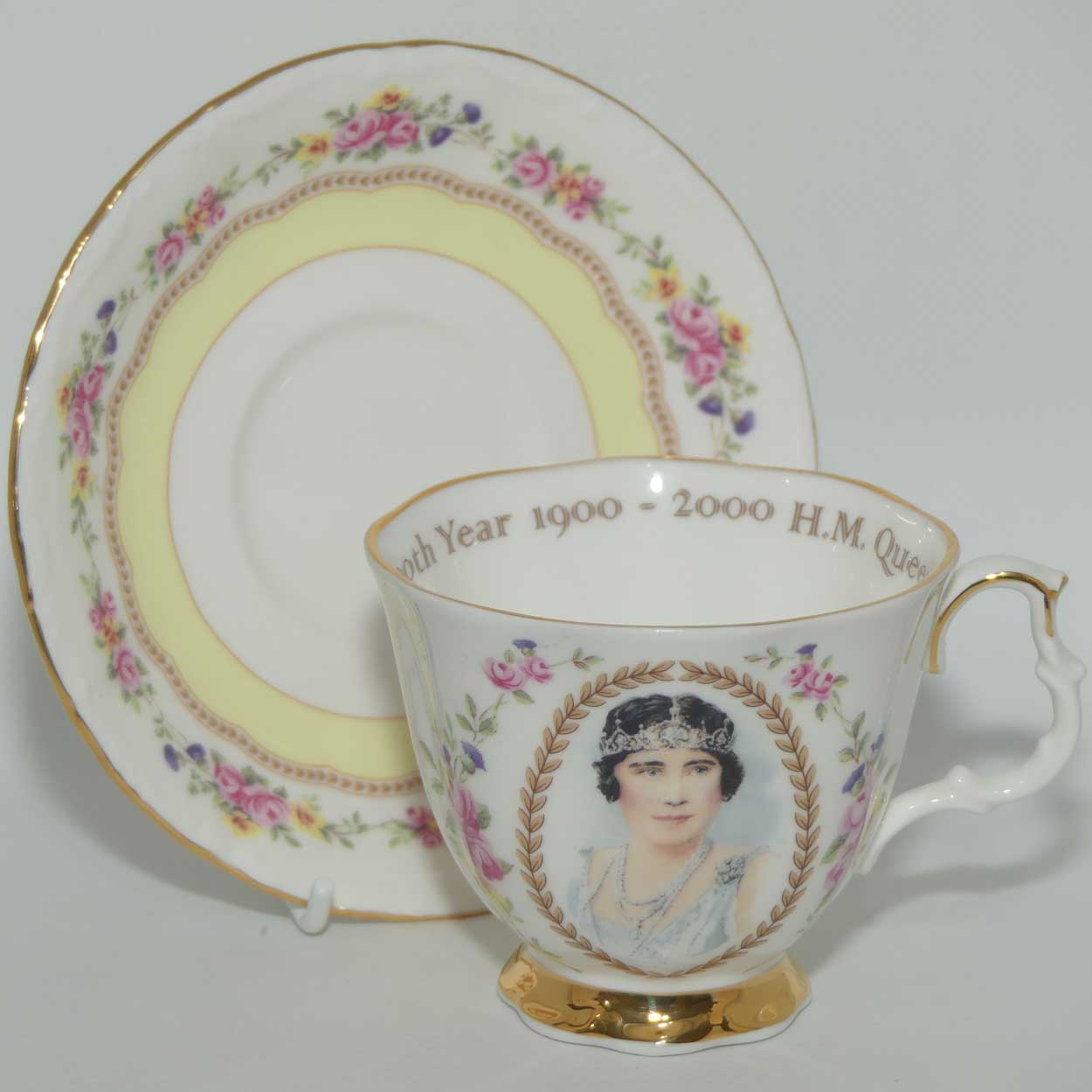 Royal Albert duo | 100th Year of H.M. Queen Elizabeth The Queen Mother
