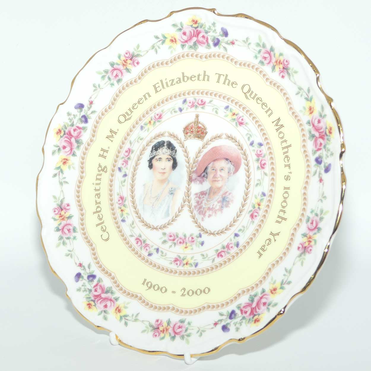 Royal Albert plate | 21cm | 100th Year of H.M. Queen Elizabeth The Queen Mother