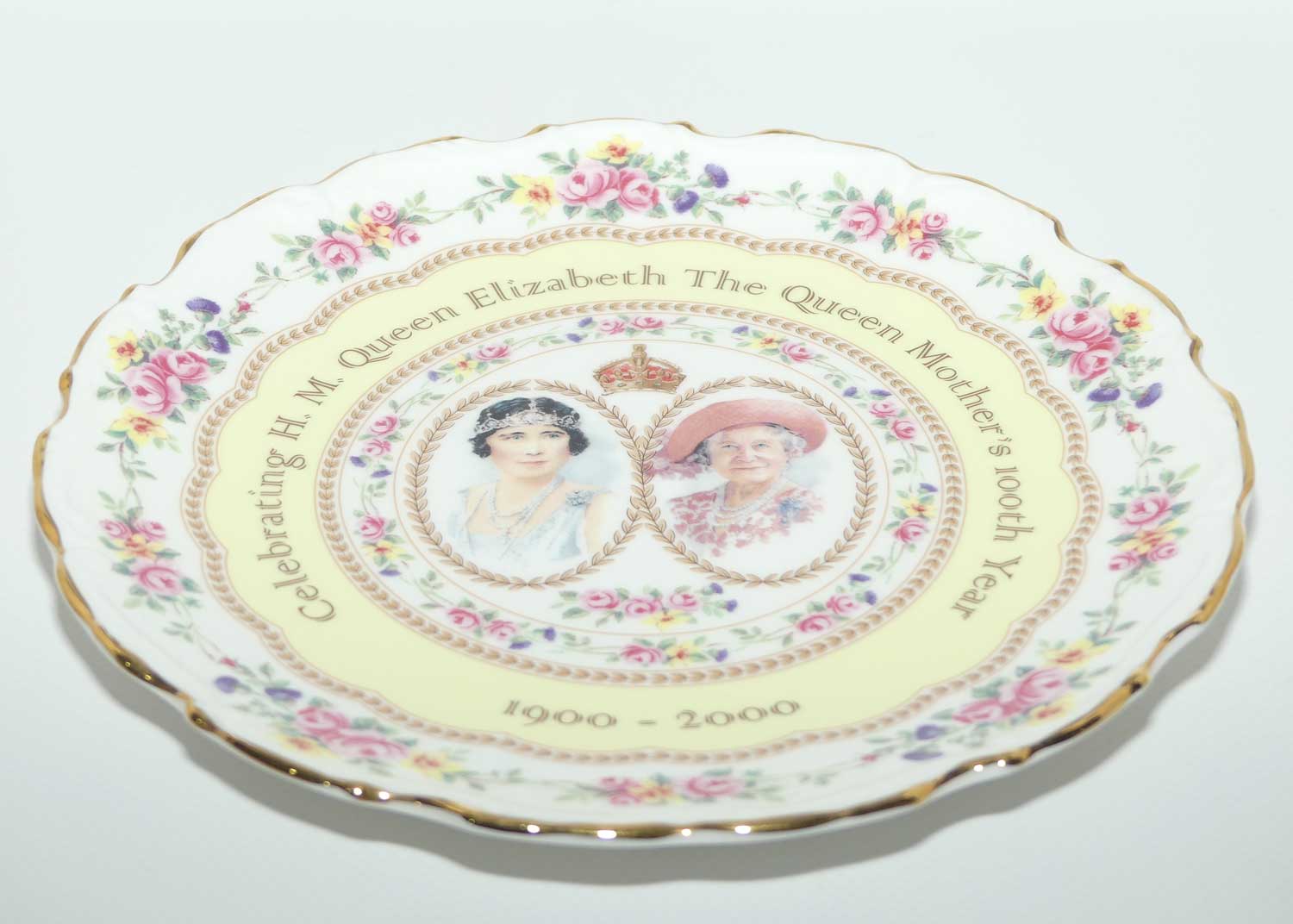 Royal Albert plate | 21cm | 100th Year of H.M. Queen Elizabeth The Queen Mother