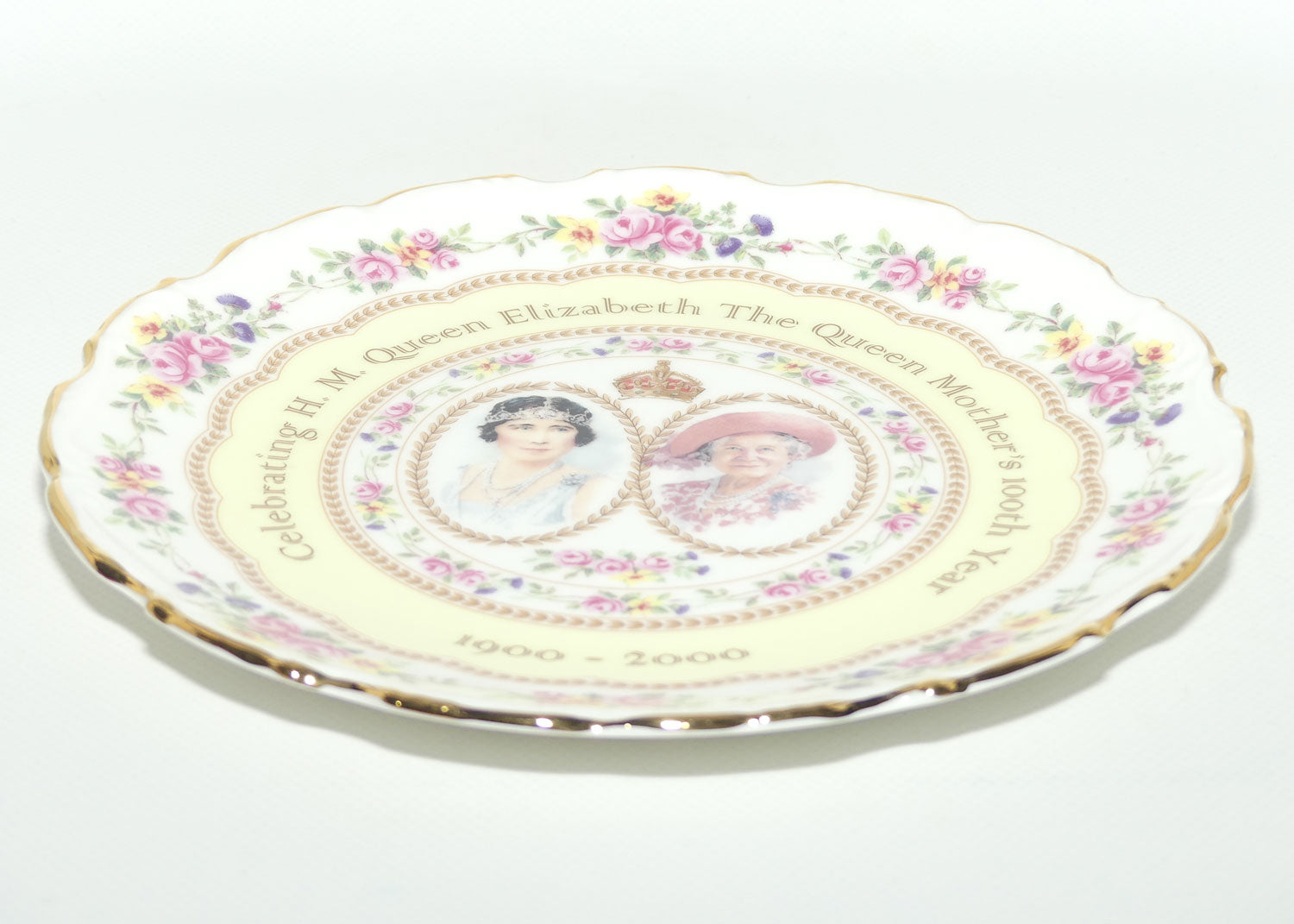 Royal Albert plate | 21cm | 100th Year of H.M. Queen Elizabeth The Queen Mother | boxed