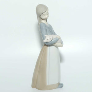 Lladro figure Girl with Pig | #1011